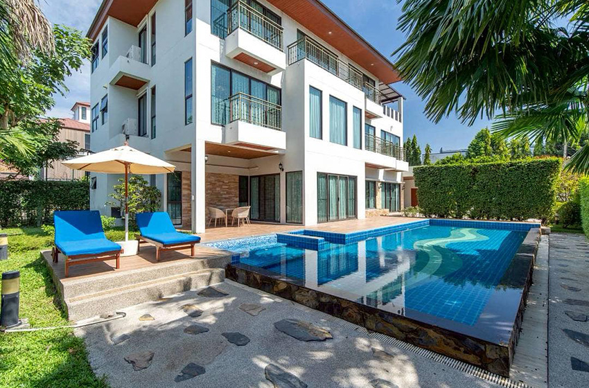 House with Private Pool for rent in Rama 9